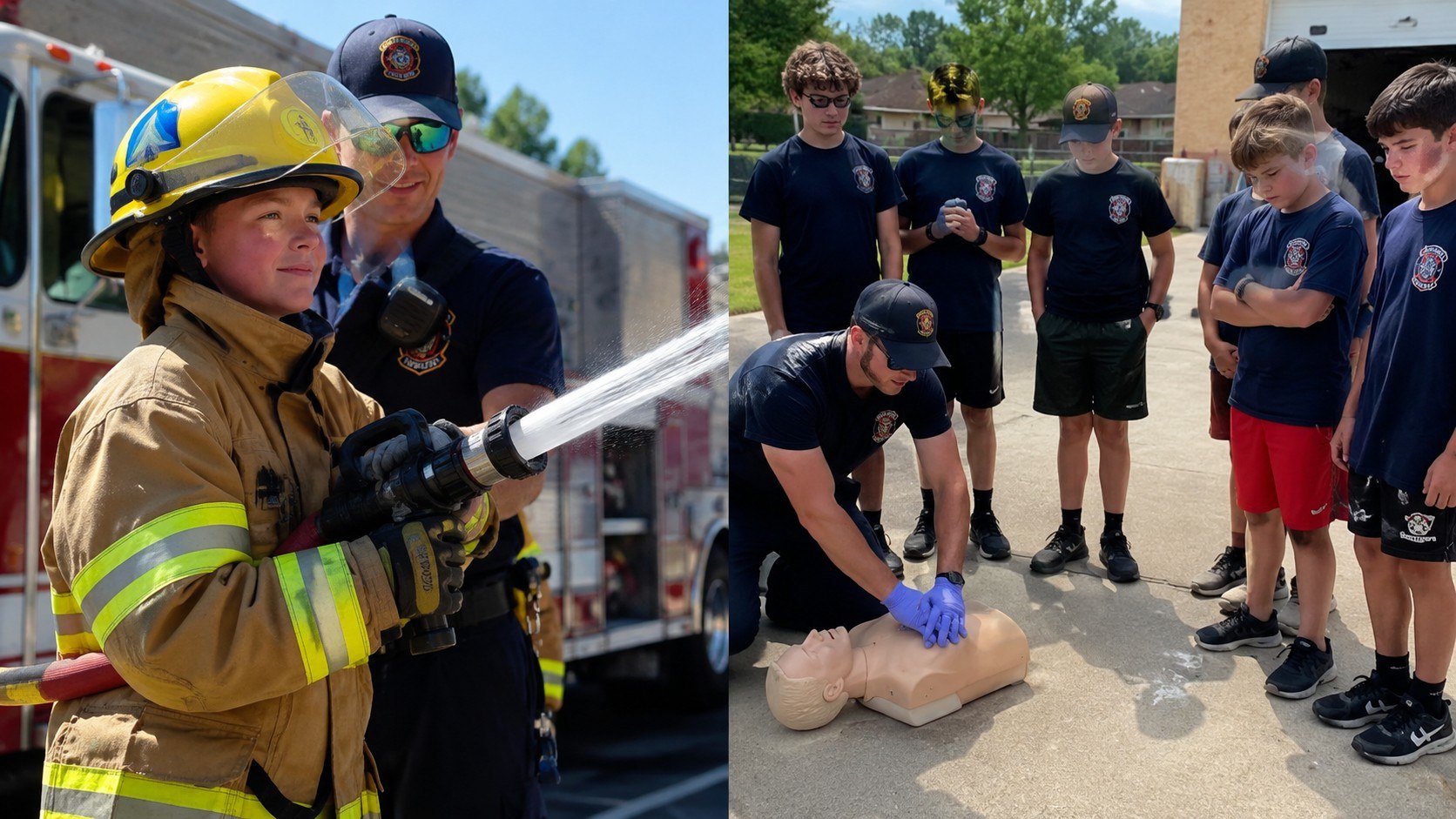 Lake Shore junior fire camp trains 25 young first responders in Maryland