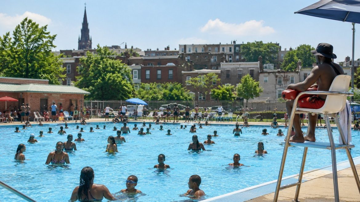 Baltimore pool hours are extended July 15–16 under a Code Red schedule, with free swimming sessions continuing until 8:30 p.m.