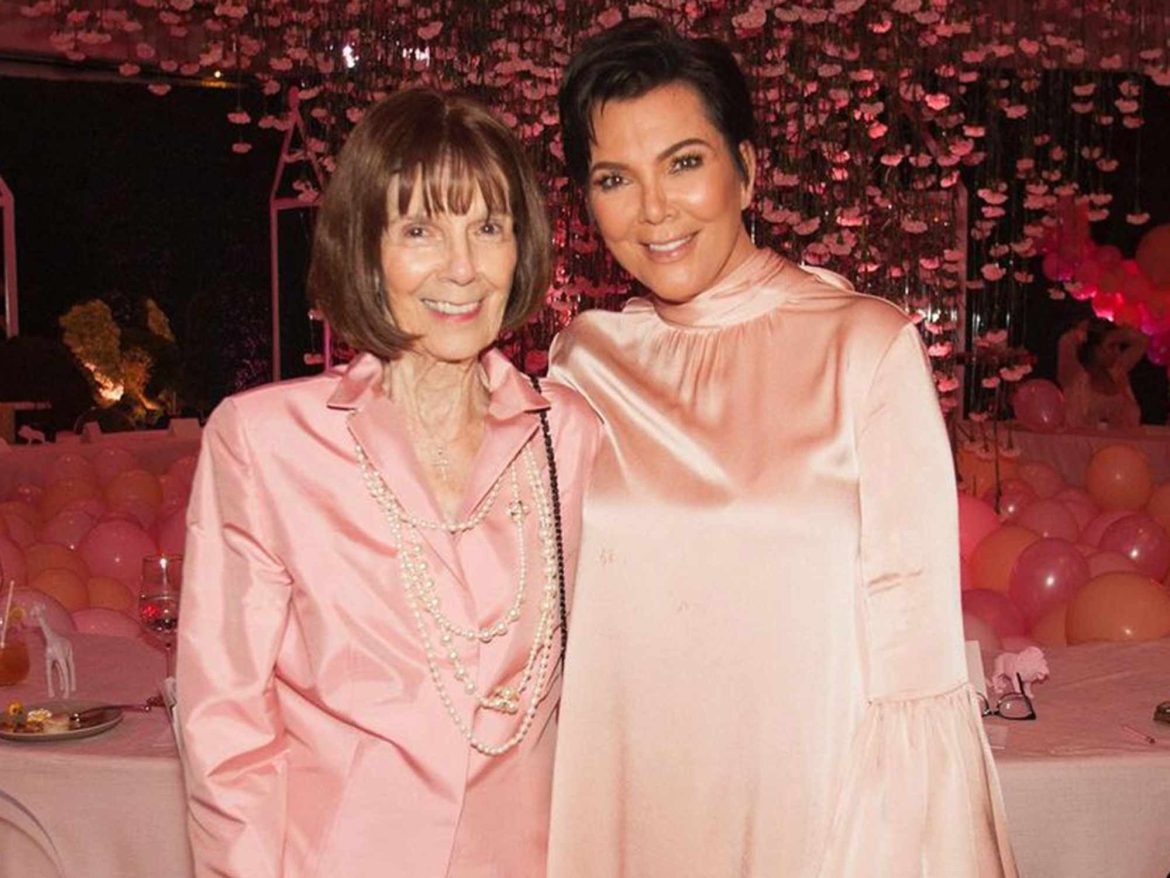 Kris Jenner’s mother Mary Jo Shannon dies at 91, prompting an emotional tribute from the Kardashian-Jenner family matriarch.