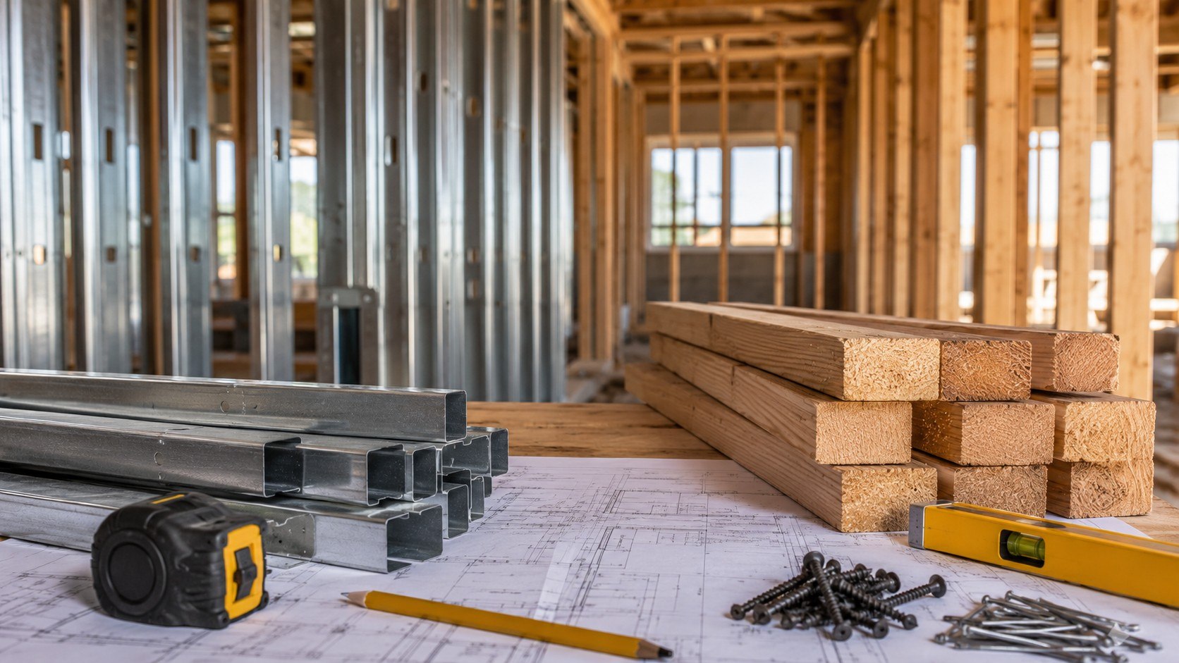 Steel Framing vs Wood Framing 2026: Costs, Durability and the Better Choice