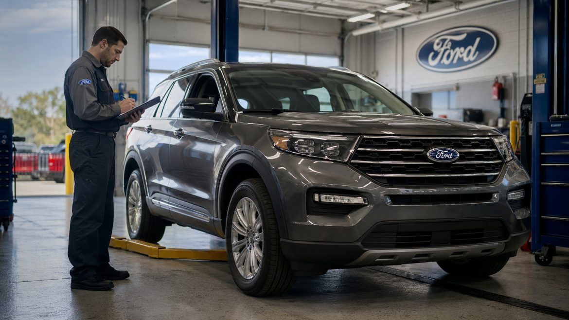 Ford Explorer recall 2026 affects 288,314 SUVs from 2016–2019 because roof rail covers may detach. Check the model, warning signs and free repair.