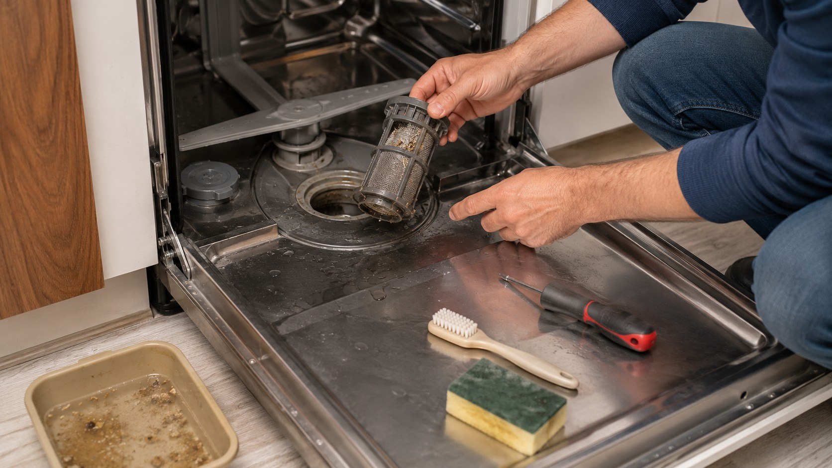 How to Fix a Dishwasher Not Draining in 2026: Filter, Hose and Valve Checks