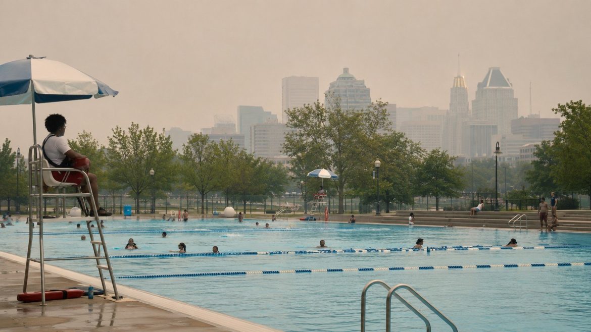 Baltimore pools closed after poor air quality restricted operations and approaching storms forced officials to shut every city pool on July 18.