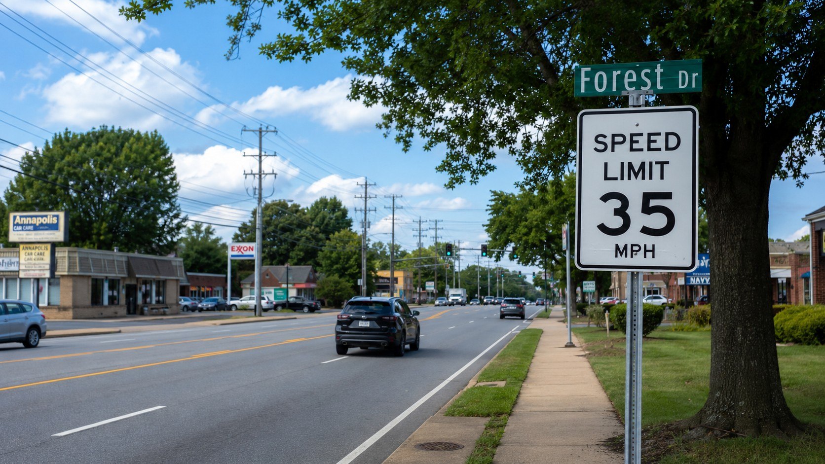Forest Drive speed limit drops to 35 mph in Annapolis from July 27
