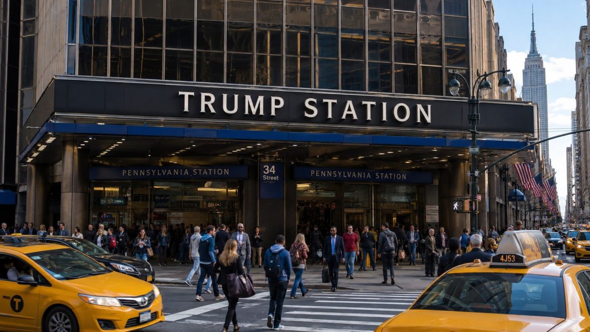 Trump Station could replace Penn Station’s name as the White House seeks congressional support during an $8 billion Manhattan redevelopment.