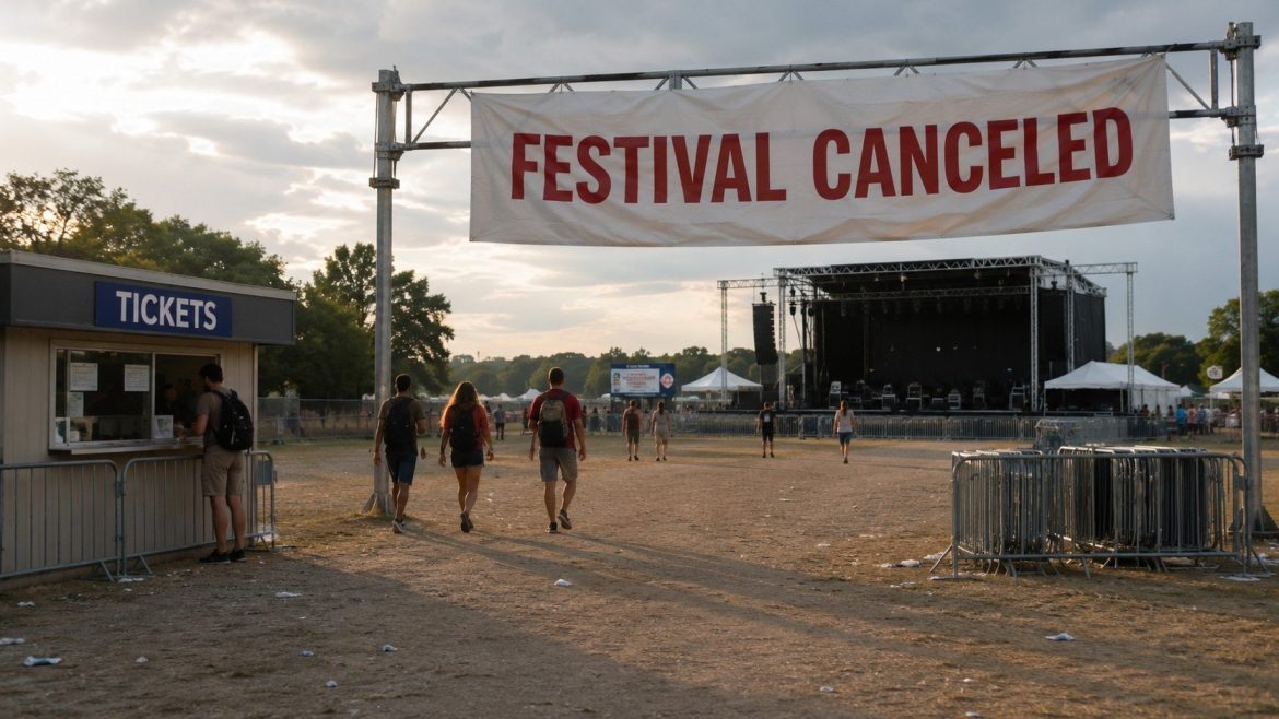 Hot August Music Festival 2026 was canceled after ticket sales fell below sustainable levels. See affected dates and ticket refund details.