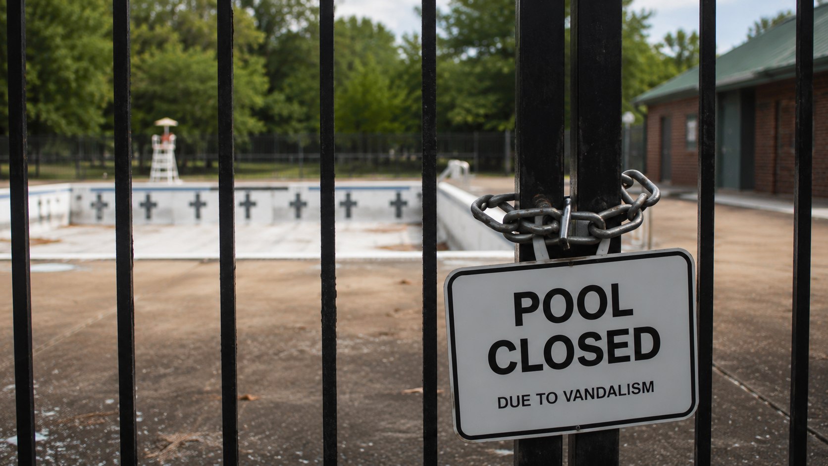 Patterson Park pool vandalism forces second closure before Sunday reopening