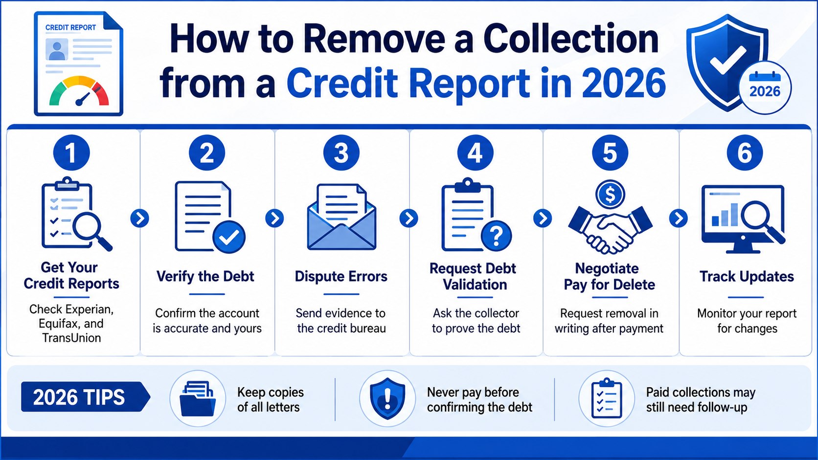 How to Remove a Collection from Credit Report 2026: Pay-for-Delete Steps That May Work