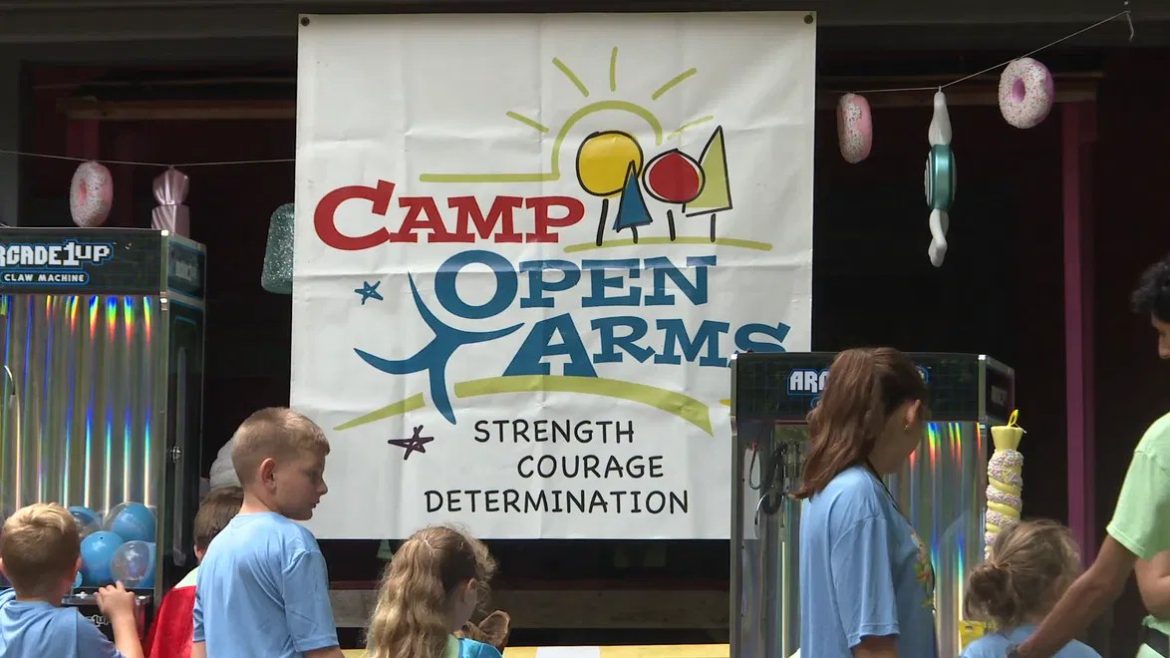 Camp Open Arms Maryland returns for its 12th year, welcoming more than 75 children with limb differences to a free camp in Monkton.