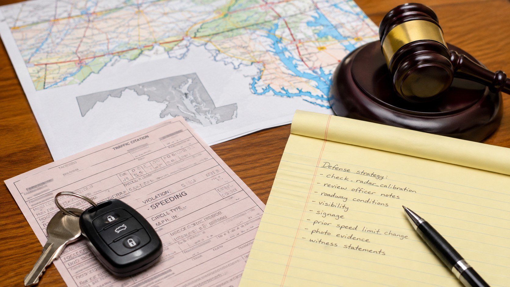 How to Fight a Speeding Ticket in Maryland 2026: Trial, Hearing, Fines and Points
