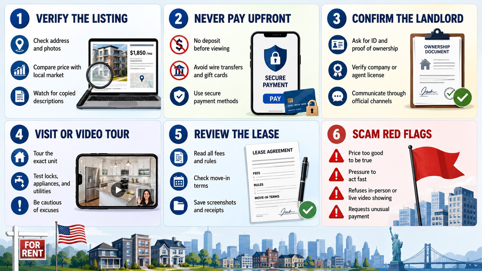 Apartment Rental Scams in 2026: How to Verify Zillow and Apartments.com Listings