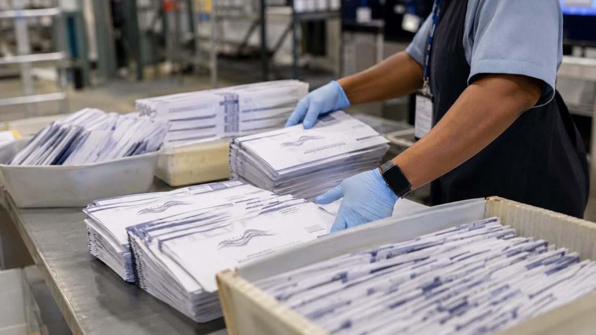USPS mail-in ballot rules add voter-data and barcode checks, but federal injunctions currently prevent implementation before the 2026 midterms.