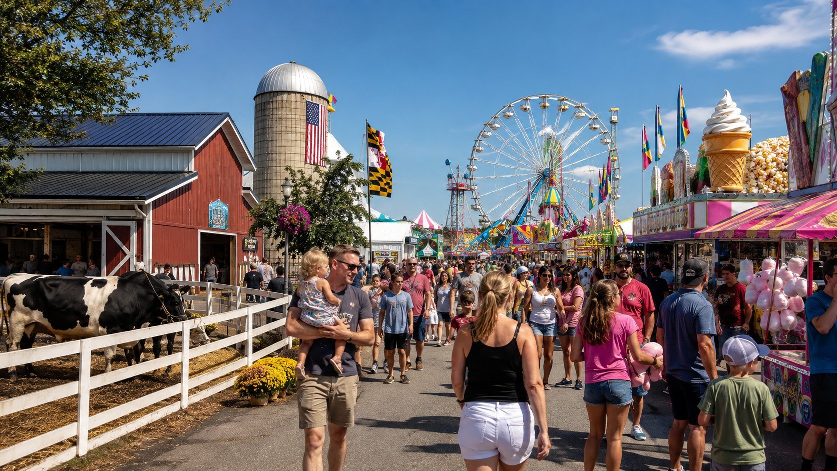 Maryland State Fair 2026 opens in Timonium with dinosaurs, mini-golf and new attractions