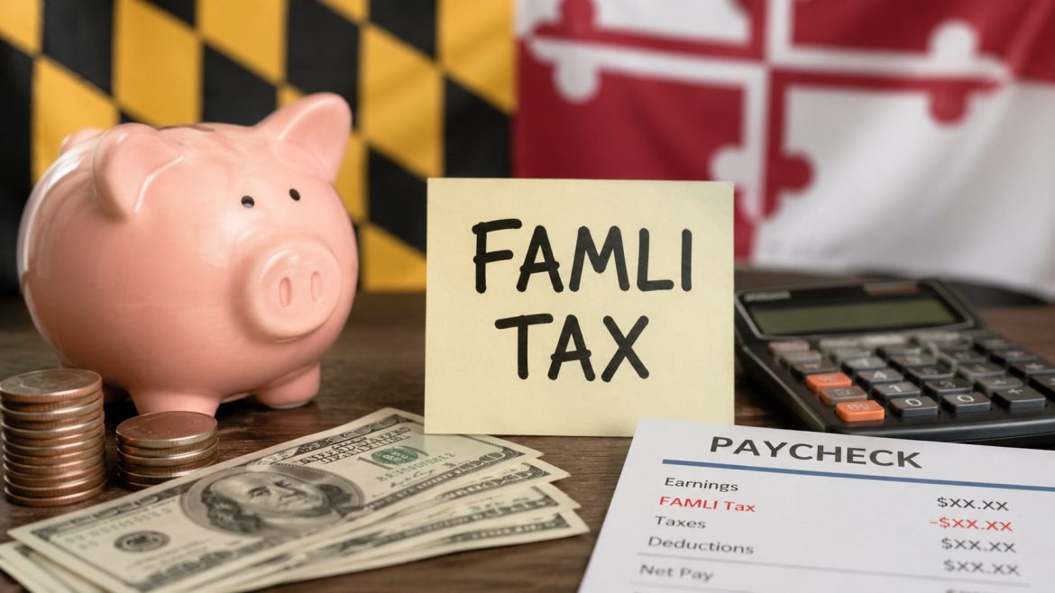 Maryland FAMLI payroll deductions begin January 1, 2027, with workers paying up to 0.45% before paid leave benefits start in 2028.