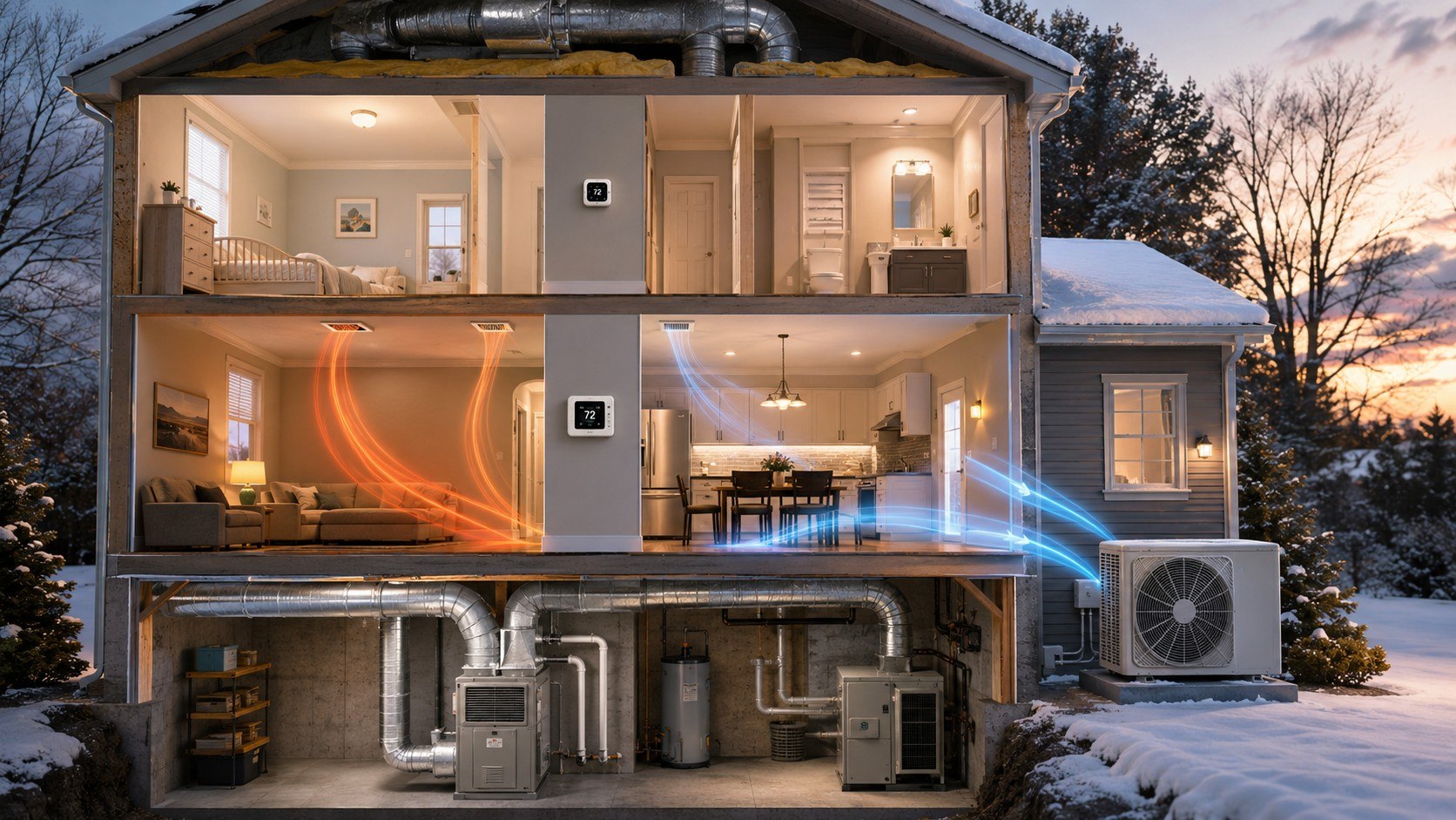 Furnace vs Heat Pump 2026 USA: Costs, Efficiency and the Best Choice by State