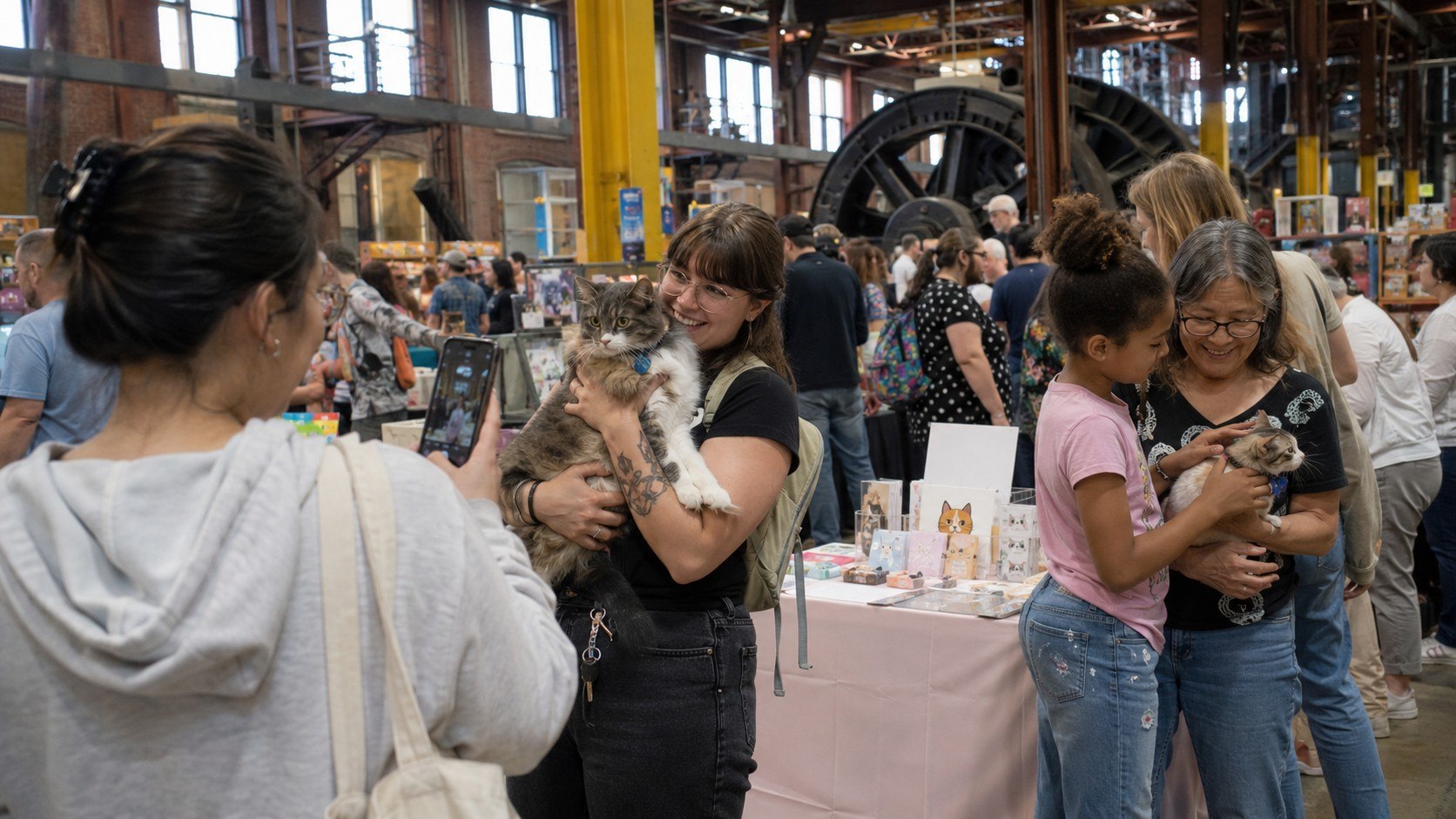 Baltimore KittyCon sells out with 1,000 guests at Baltimore Museum of Industry