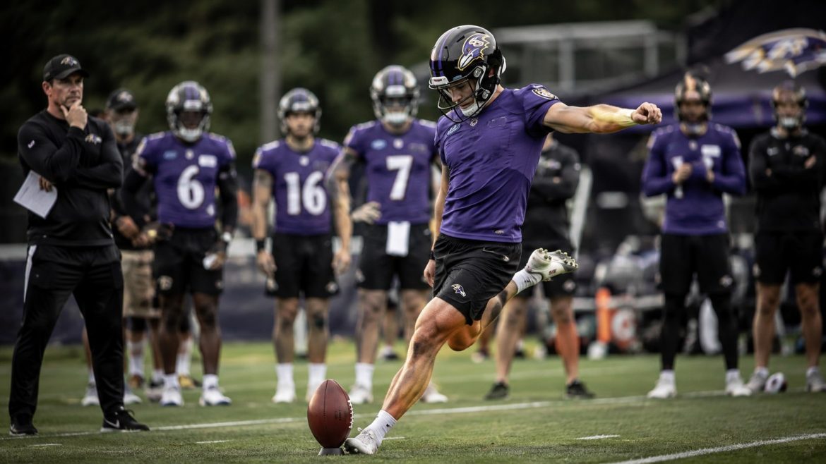 Baltimore Ravens practice squad adds Jake Moody and Adisa Isaac, while Tyler Loop faces competition after going 5-for-8 during the preseason.