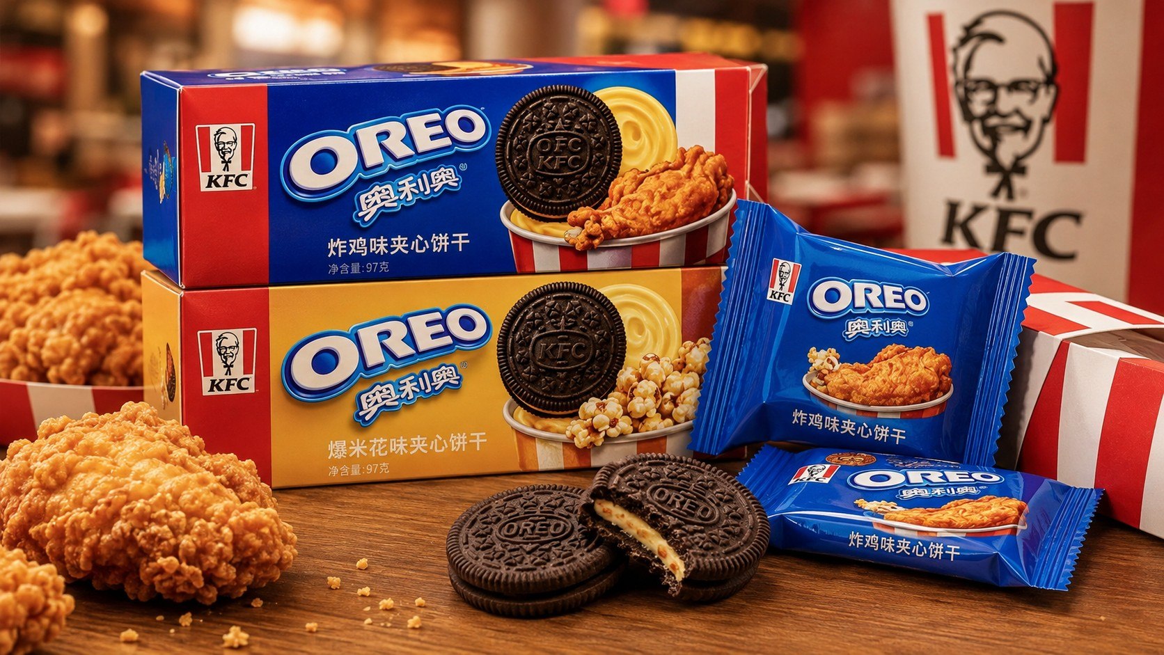 Oreo × KFC Fried Chicken Cookies Launch in China: Price and US Availability
