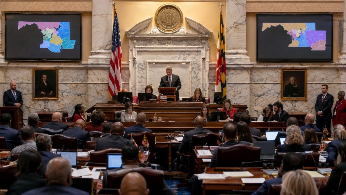 Maryland redistricting amendment passed the House 96–38 and now requires Senate approval before a possible November 2026 voter referendum.