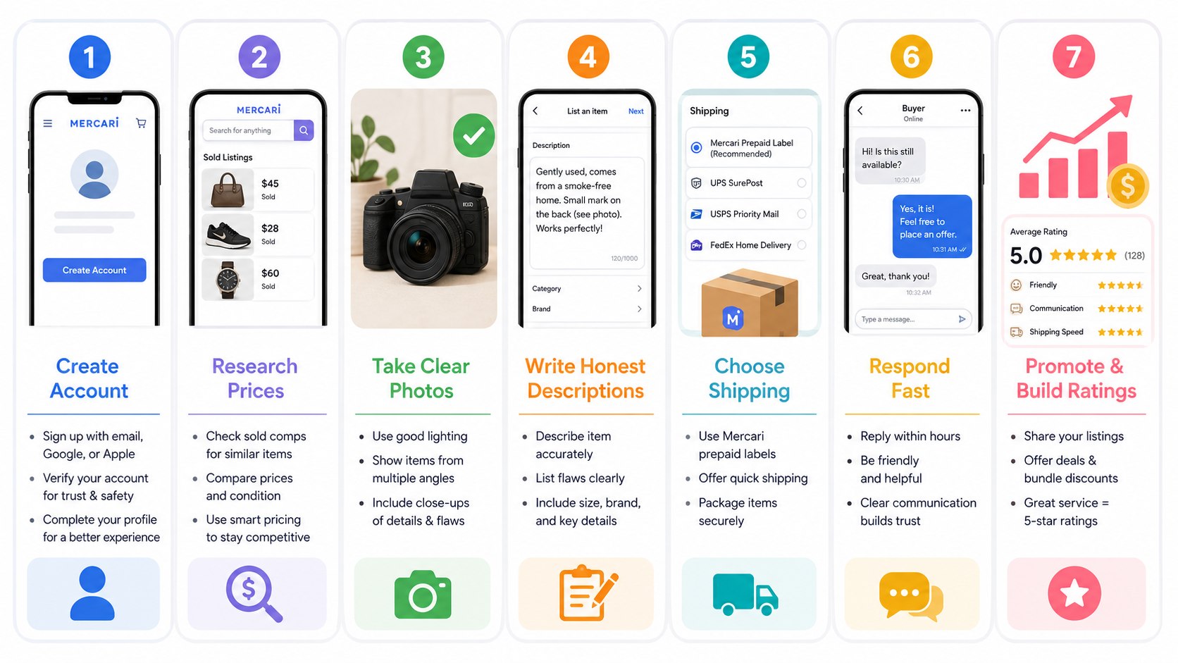 How to Sell on Mercari 2026: Fees, Ratings, Shipping and 6 Steps for Beginners