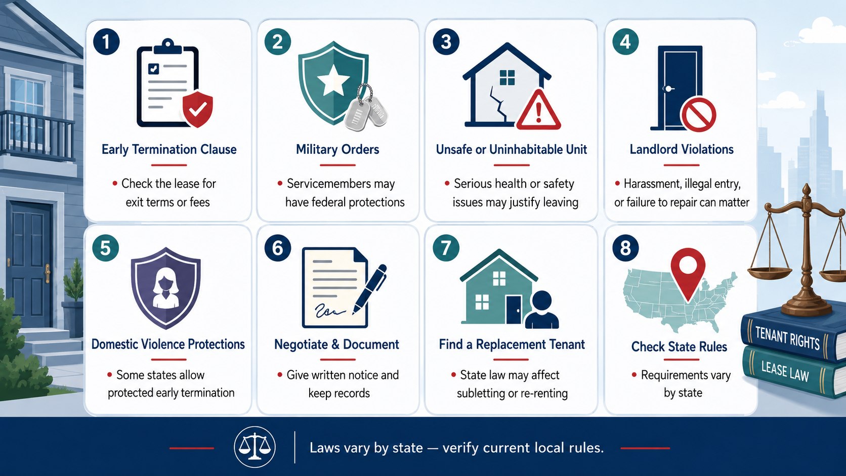 Breaking a Lease Without Penalty in 2026: US Tenant Rights, Notices and Landlord Negotiation