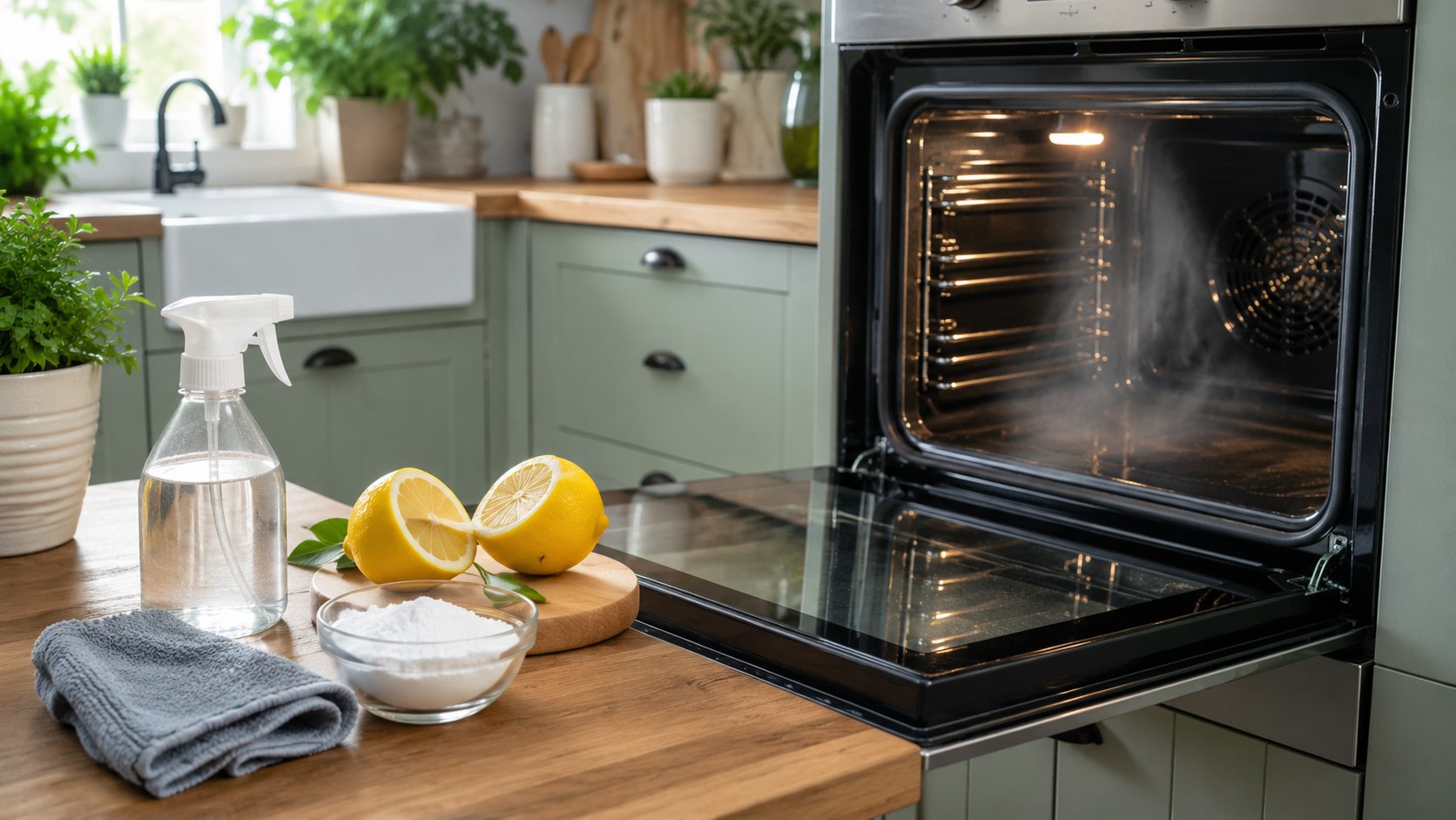 Clean a Dirty Oven Without Oven Cleaner: 8 Baking Soda and Steam Steps for 2026