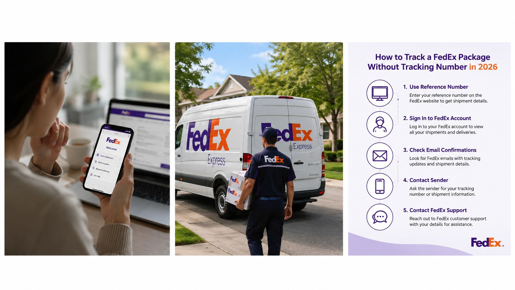 Lost Your FedEx Tracking Number? Find a Package by Delivery Manager, Reference or Door Tag