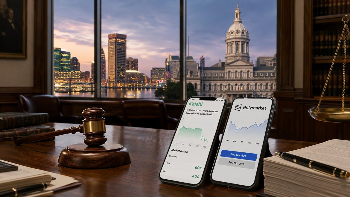 Baltimore sues Kalshi and Polymarket over alleged unlicensed sports betting, misleading marketing and violations of local consumer protection rules.