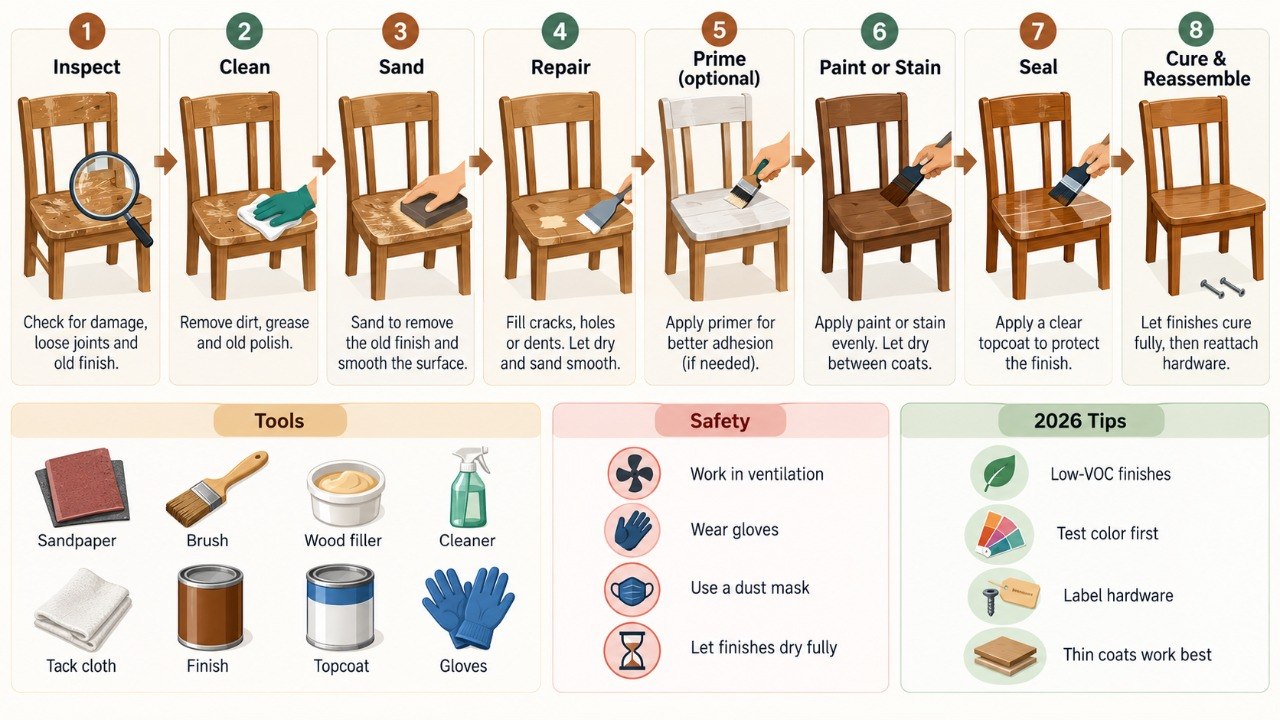Why Old Wood Furniture Turns Blotchy After Staining and How to Refinish It Correctly