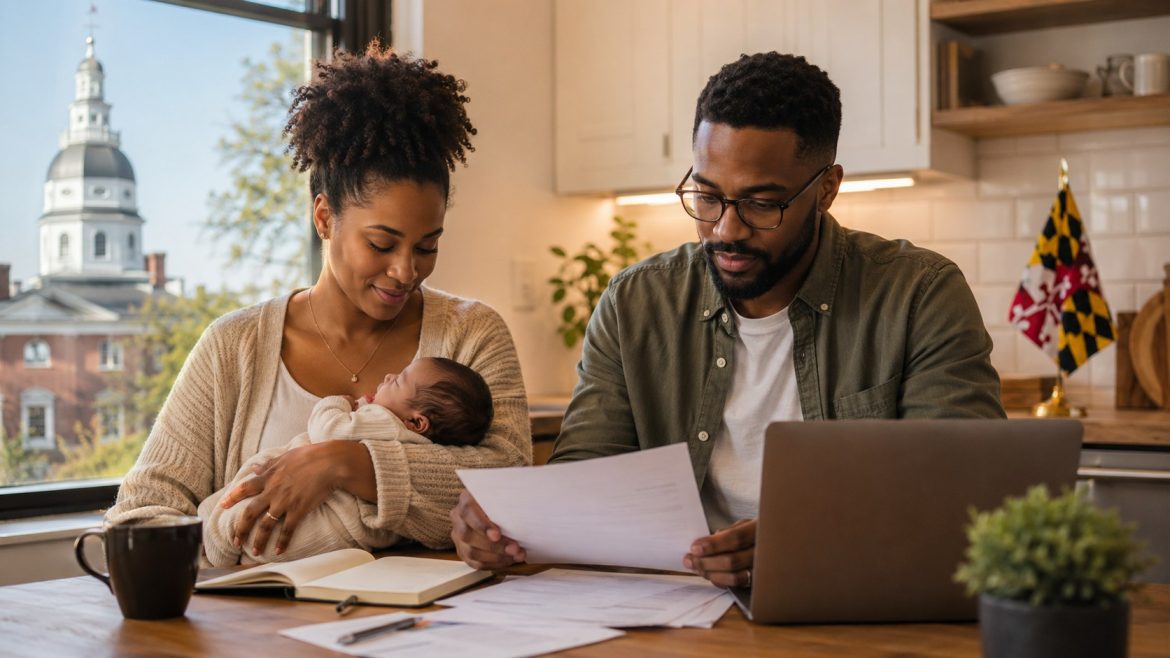 Maryland paid family leave contributions begin January 1, 2027, with workers paying up to 0.45% and benefits reaching $1,000 weekly in 2028.