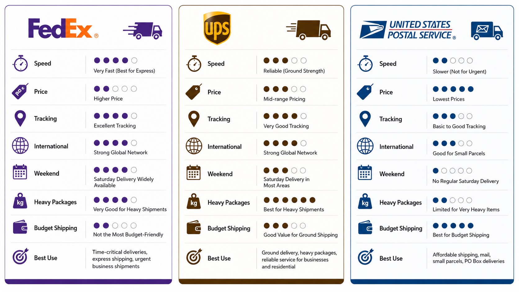 Best Shipping Service in 2026: When USPS Beats UPS and When FedEx Makes More Sense