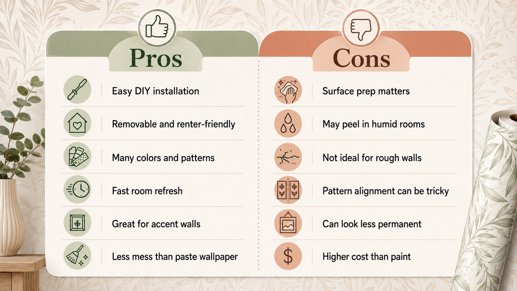 Peel-and-Stick vs Traditional Wallpaper 2026: Which Is Better for Apartments?