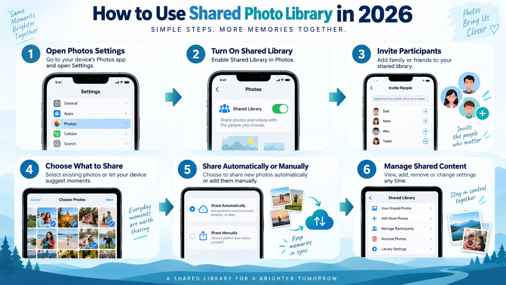 Apple Shared Photo Library in 2026: How iPhone Invites, Storage and Permissions Work