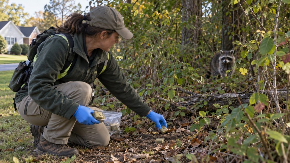 Harford County rabies vaccine program will deploy more than 15,000 baits after 22 animals tested positive, including 16 raccoons.