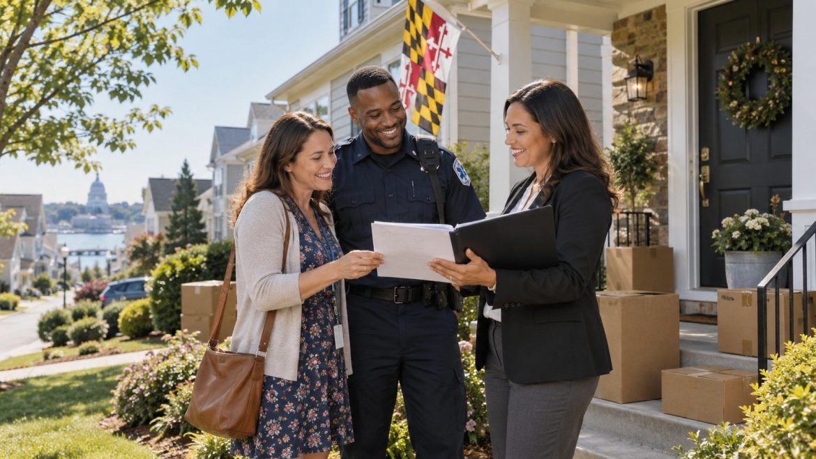 Maryland first-time homebuyer program offers teachers and first responders lower mortgage rates plus 5% assistance for down payments and closing costs.