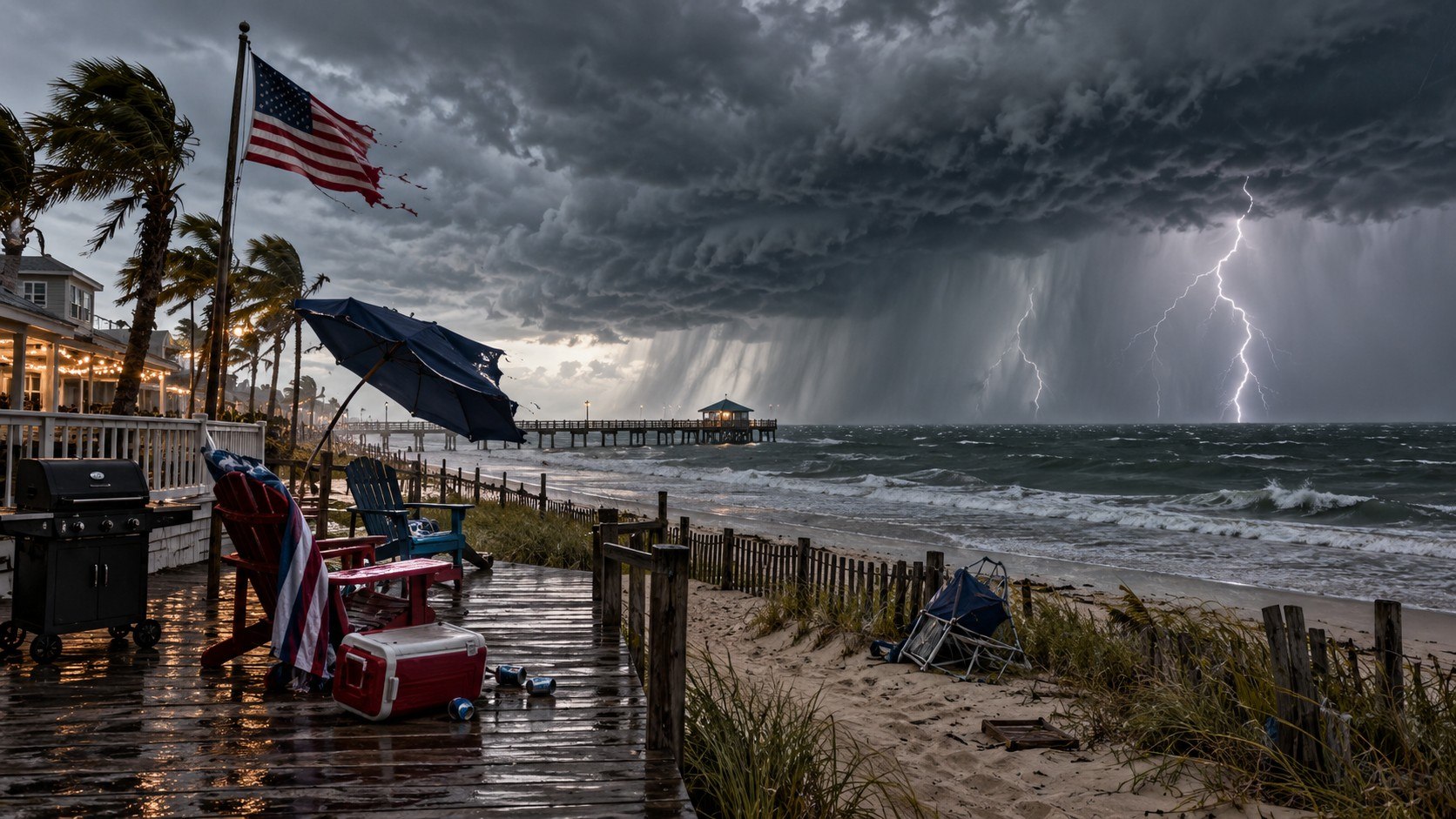 Severe weather in the US: Damaging winds and flash flooding threaten Labor Day weekend