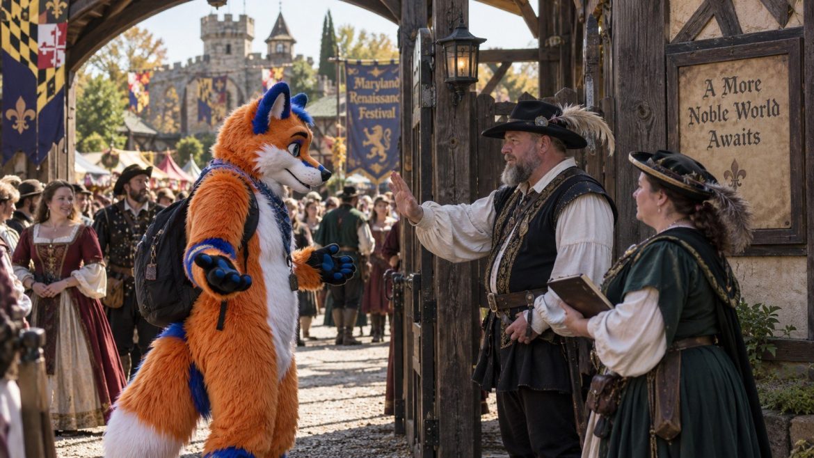 Maryland Renaissance Festival fursuit ban prohibits furry costumes in 2026 after organizers cited repeated incidents and unauthorized performances.