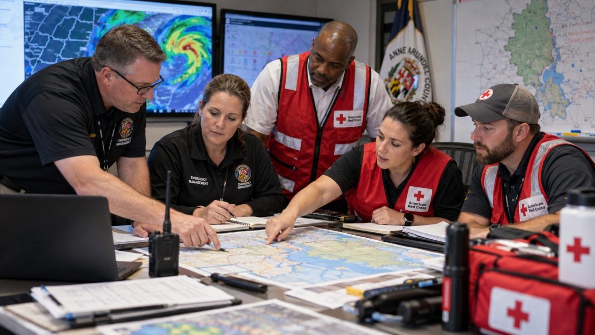 Anne Arundel County Red Cross partnership strengthens local disaster response after more than 100 emergencies and expands coordination for residents.