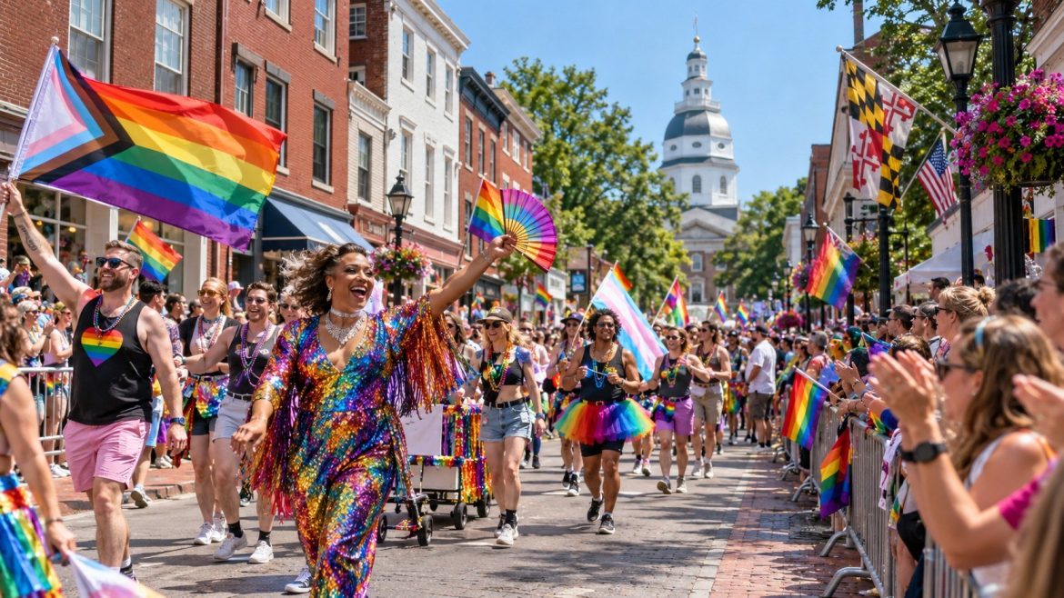 Annapolis Pride Parade 2026 returns October 3 with downtown road closures, parking restrictions, free shuttles and a festival at Bates Athletic Complex.