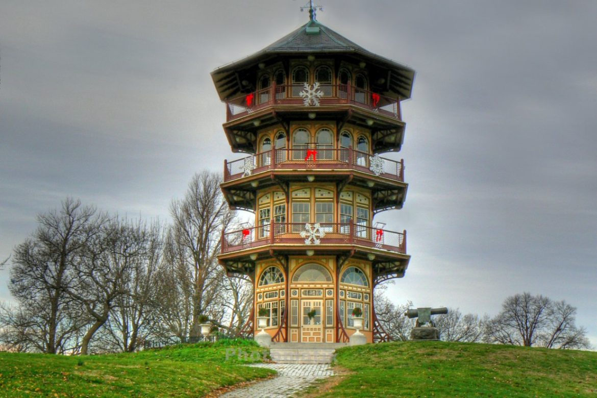 The Pagoda in Patterson Park, Baltimore, home of Fiesta Baltimore