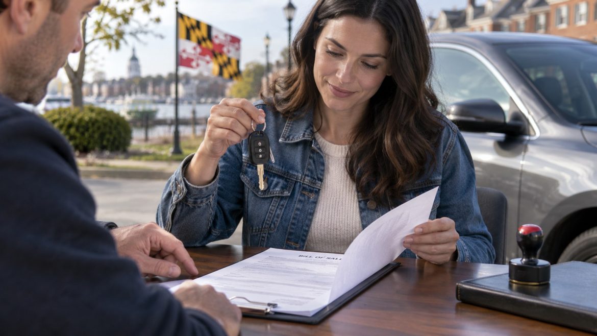 Maryland used car private sale rules changed October 1, removing the notarized bill requirement while keeping NADA-based tax checks.