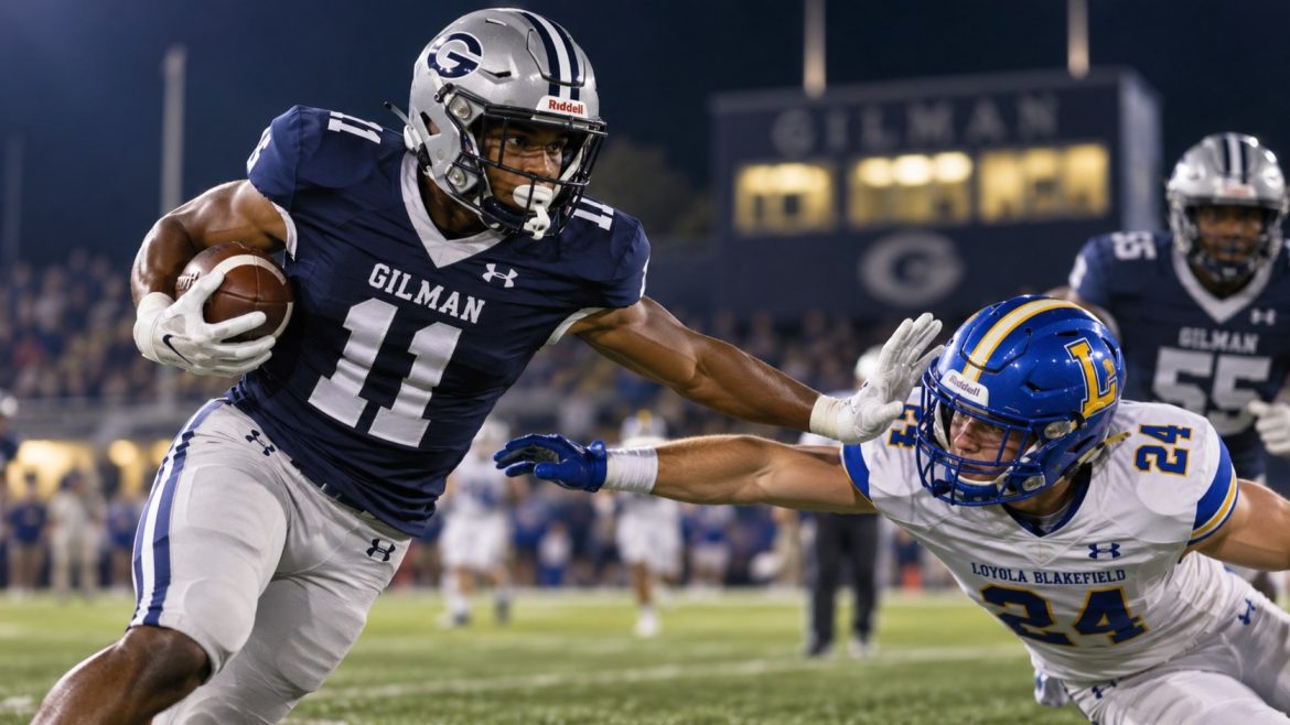 Gilman vs Loyola Blakefield ended 28-20 as the Greyhounds erased a halftime deficit and handed the Dons their first loss of 2026.