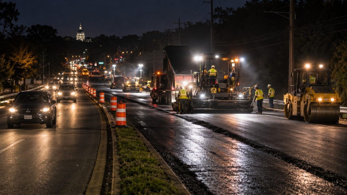 MD 2 lane closures begin October 6 in Annapolis, with overnight resurfacing work from Grand Oak Drive to MD 450 continuing through mid-November.