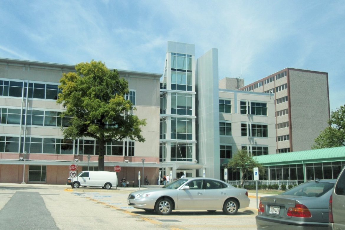 Social Security Administration headquarters building in Woodlawn, Baltimore County, Maryland