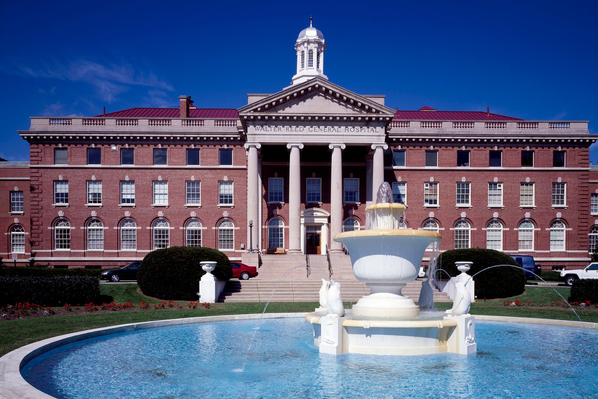 Walter Reed Army Hospital in Washington, D.C., before it closed in 2011